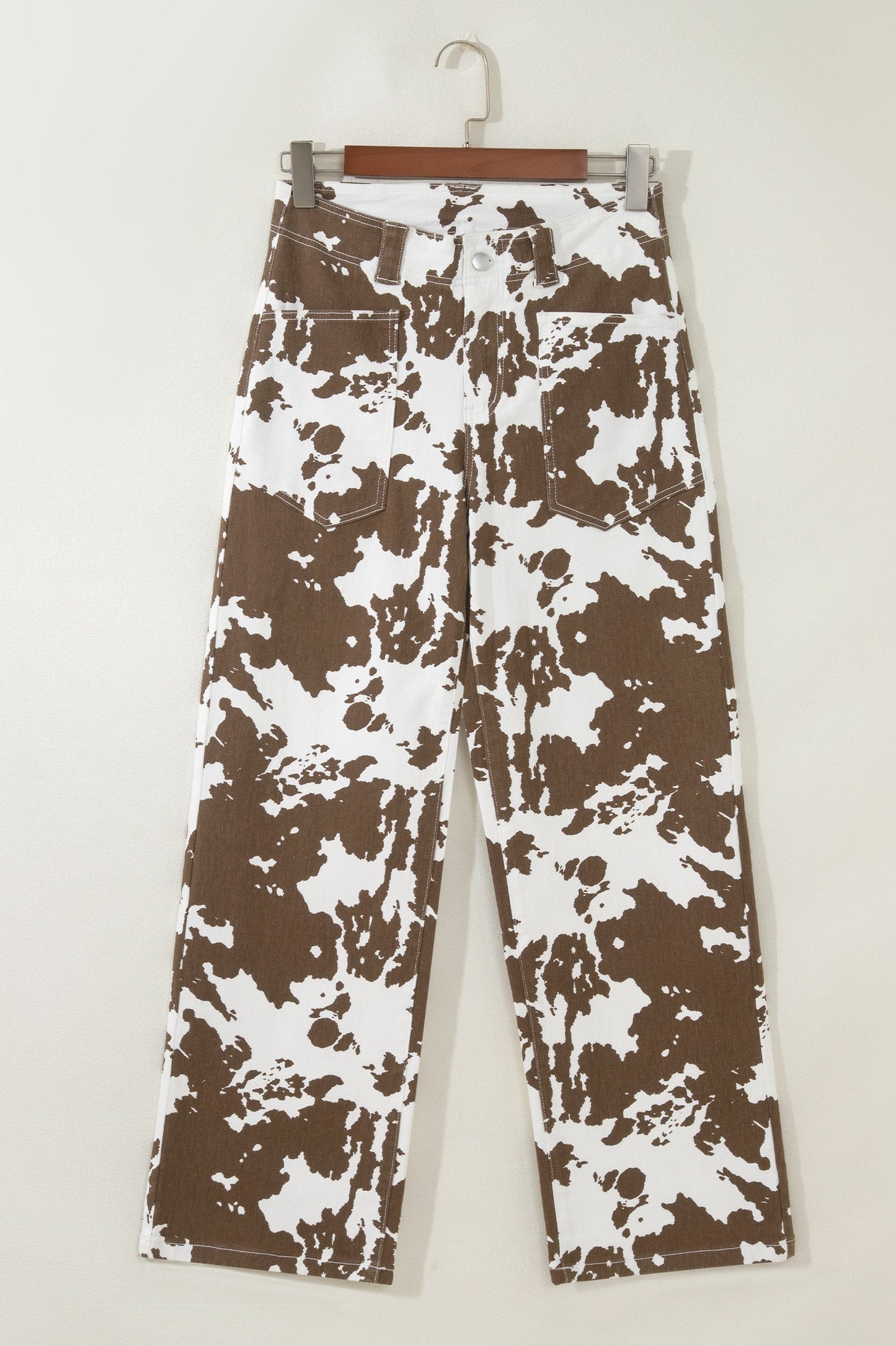 Wild Range Cow Print Jeans