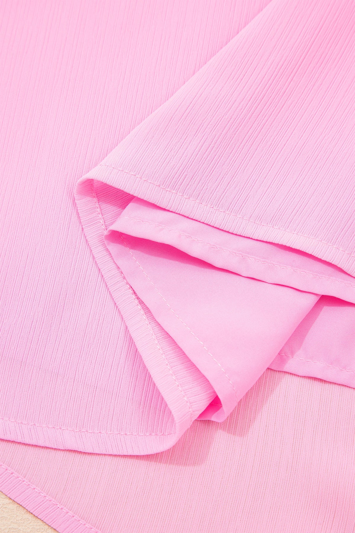 Pink Prairie Ruffle Tassel Blouse
