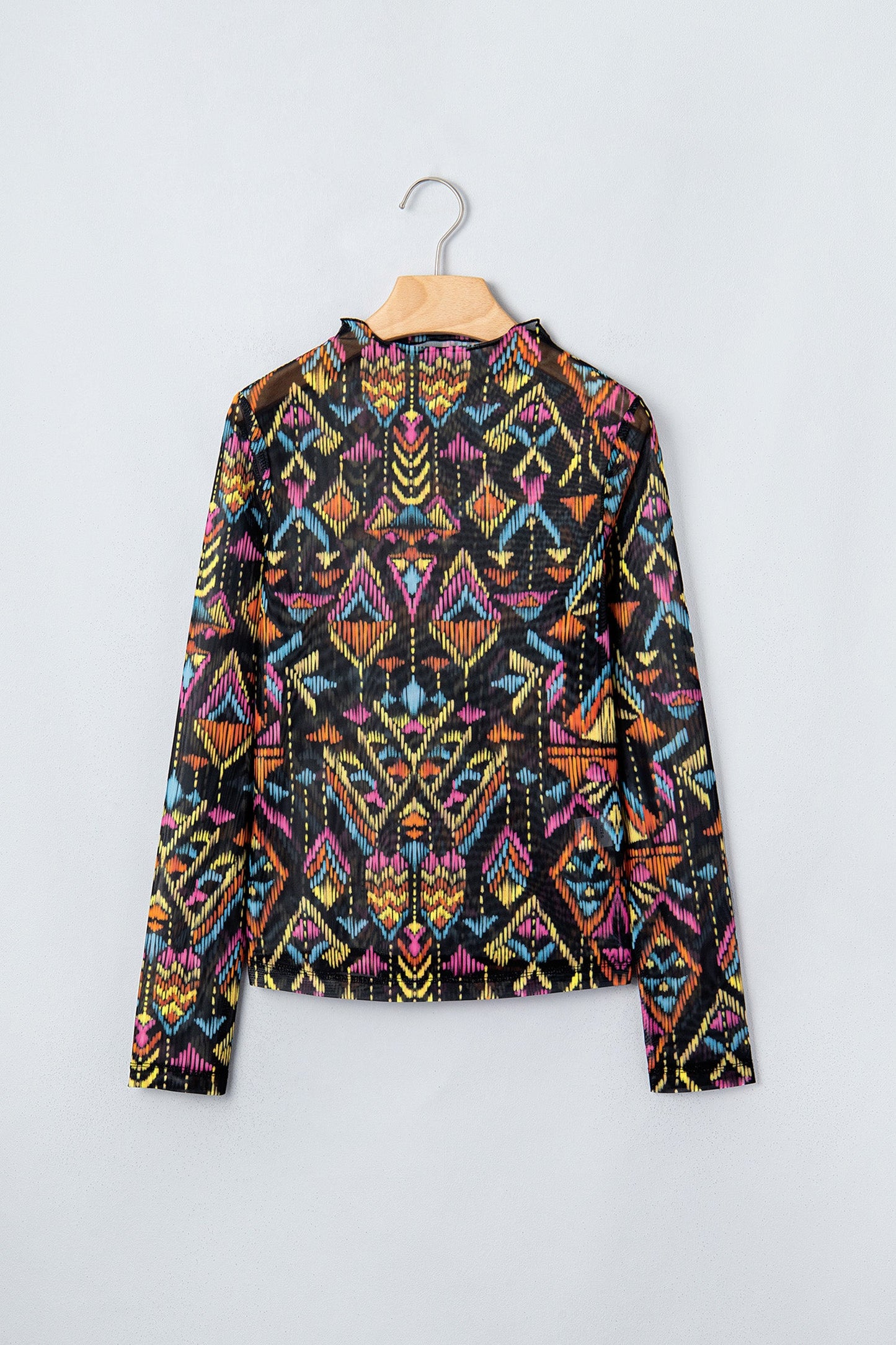 Desert Mosaic Mesh Top