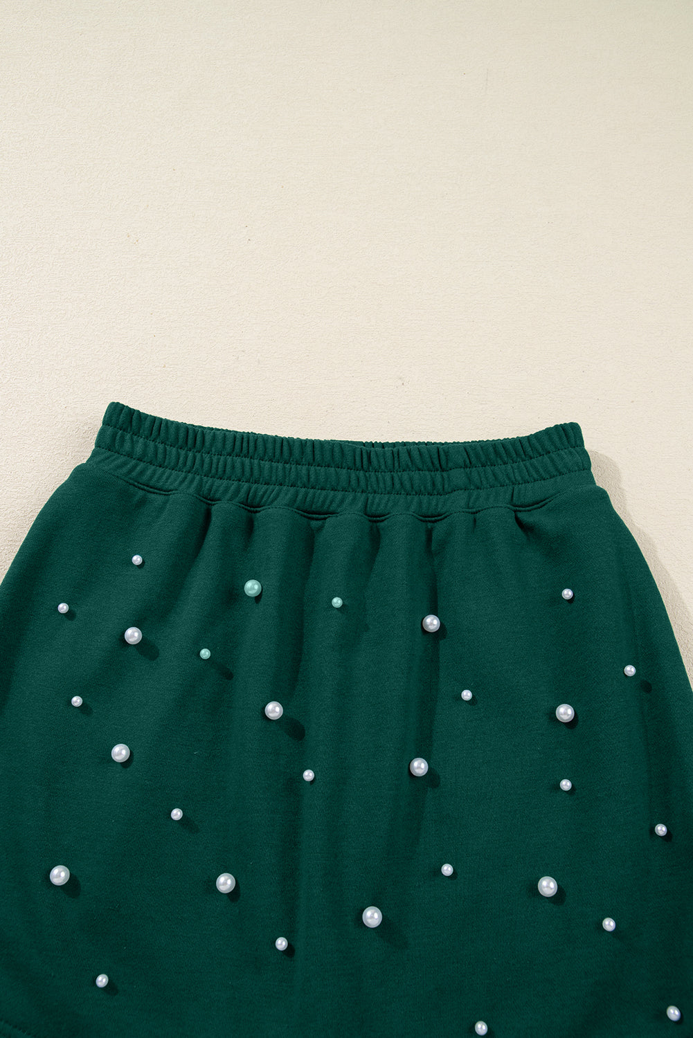 Emerald Pearl Embellished Sweater Set