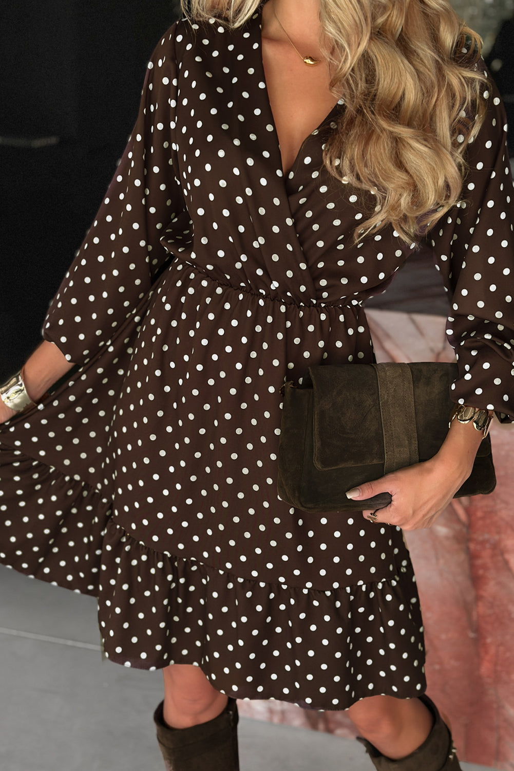 Ranch Polka Dot Wrap Dress | Bridle & Bone