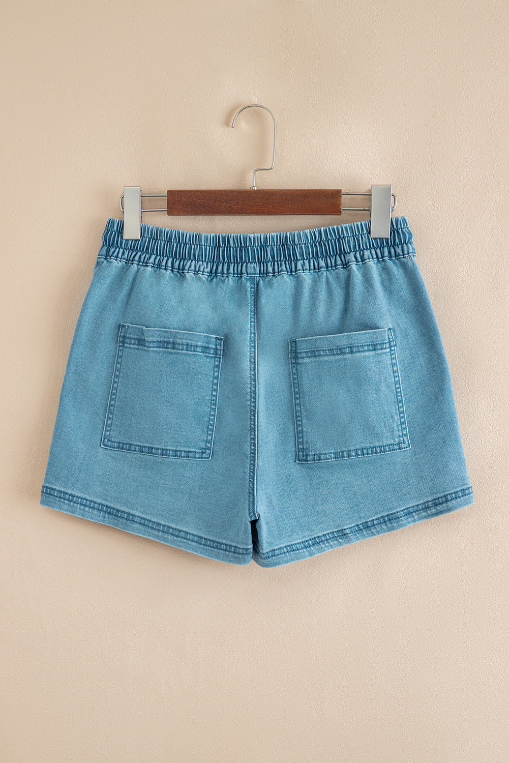 The Easy Does It Drawstring Denim Shorts