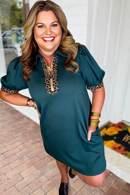 Wildwood Leopard Collar Dress