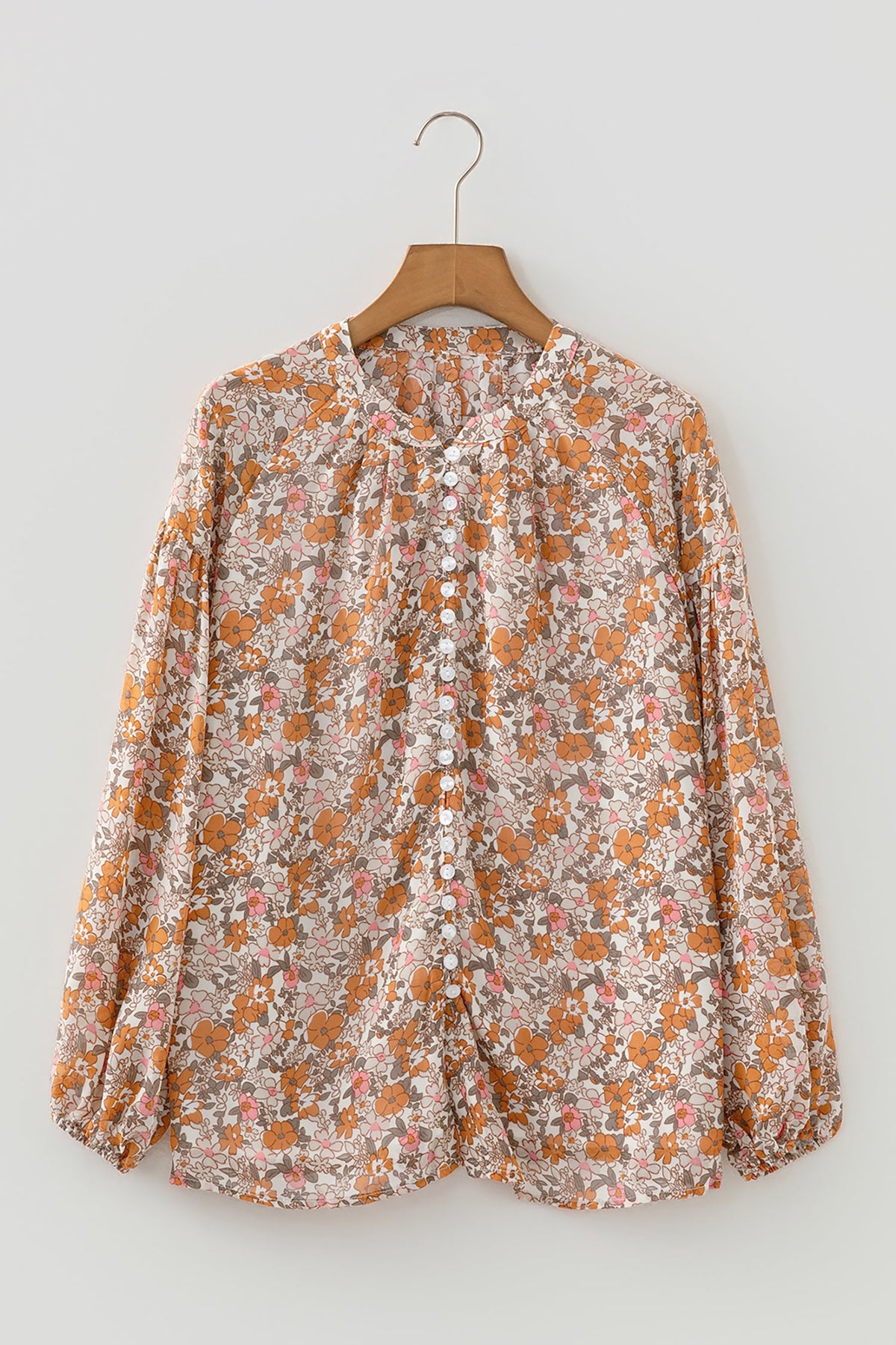 Autumn Prairie Floral Blouse
