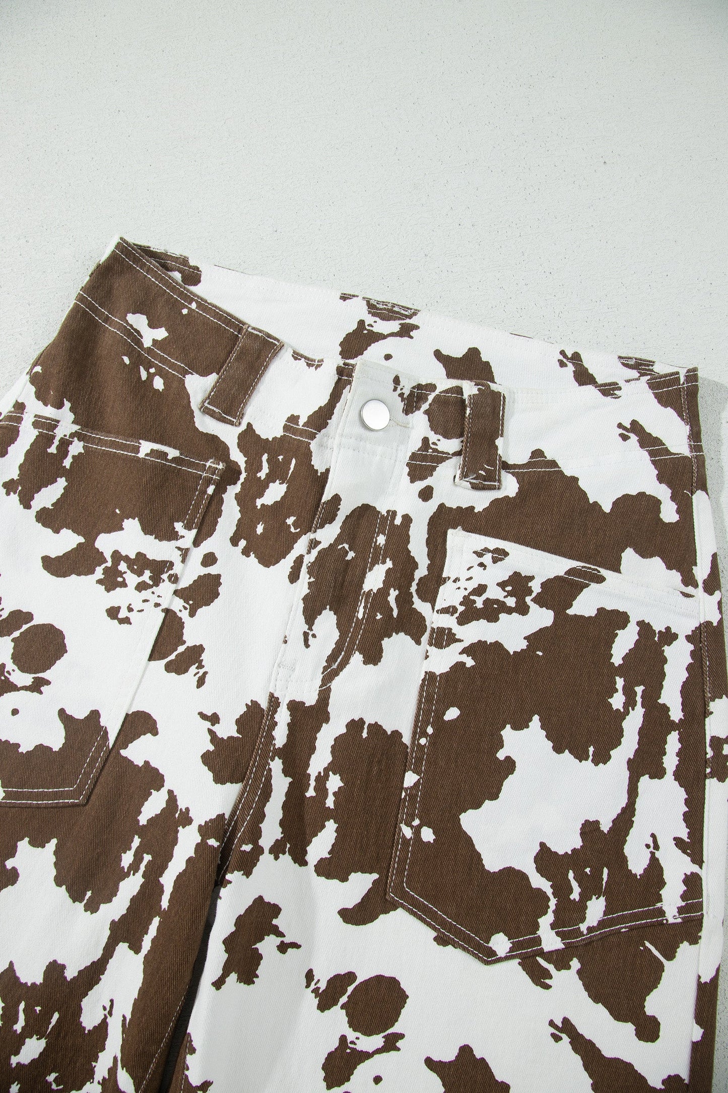 Wild Range Cow Print Jeans