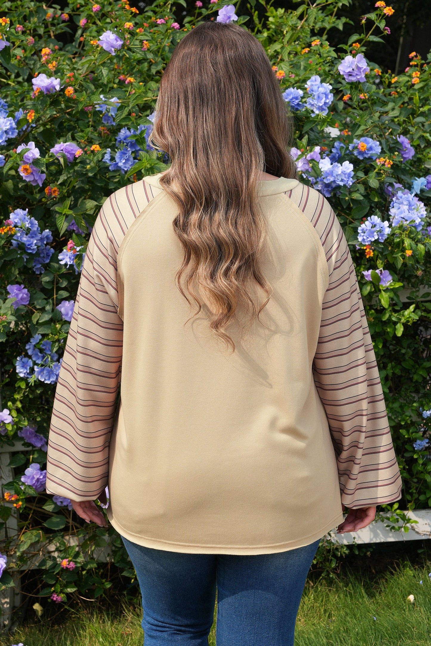Backroad Stripe Raglan Pullover