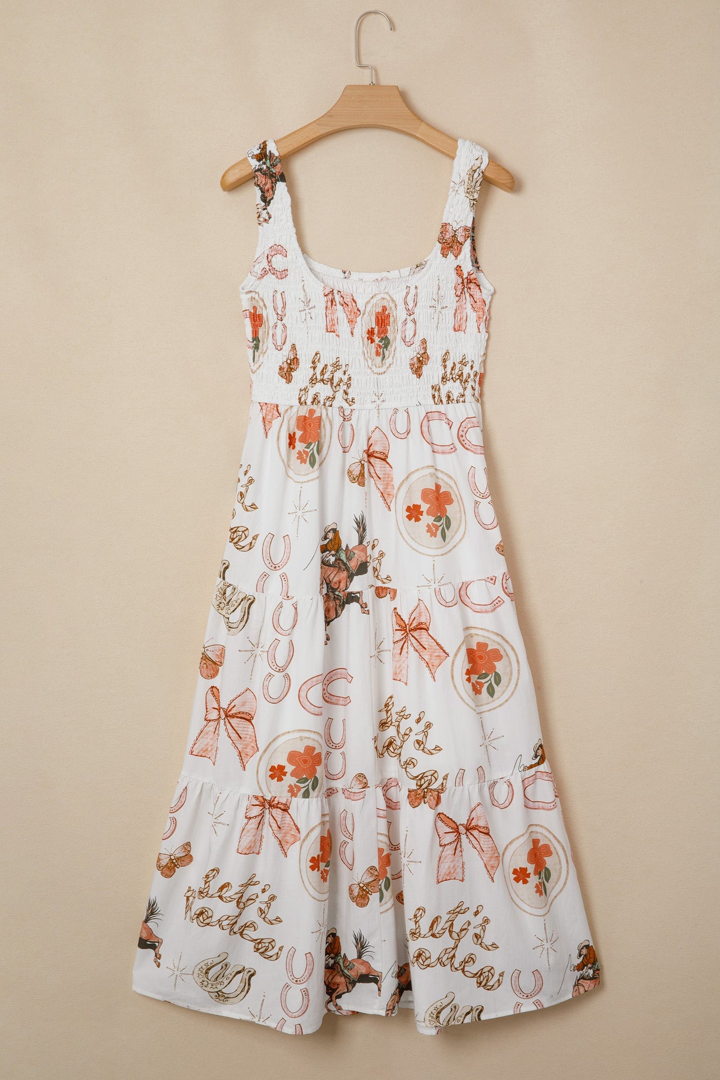 Lucky Horseshoe Midi Dress