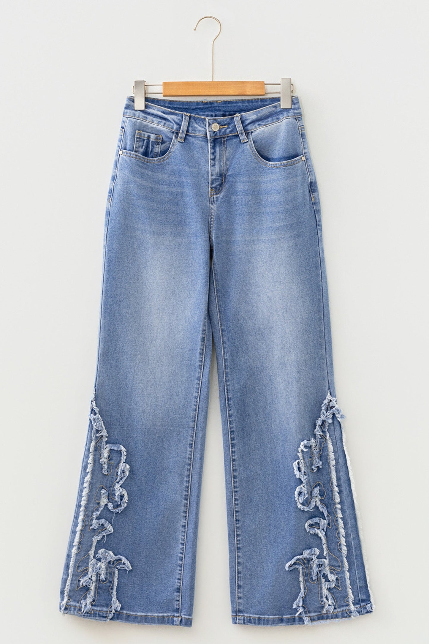 Wildflower Trail Embroidered Flare Jeans