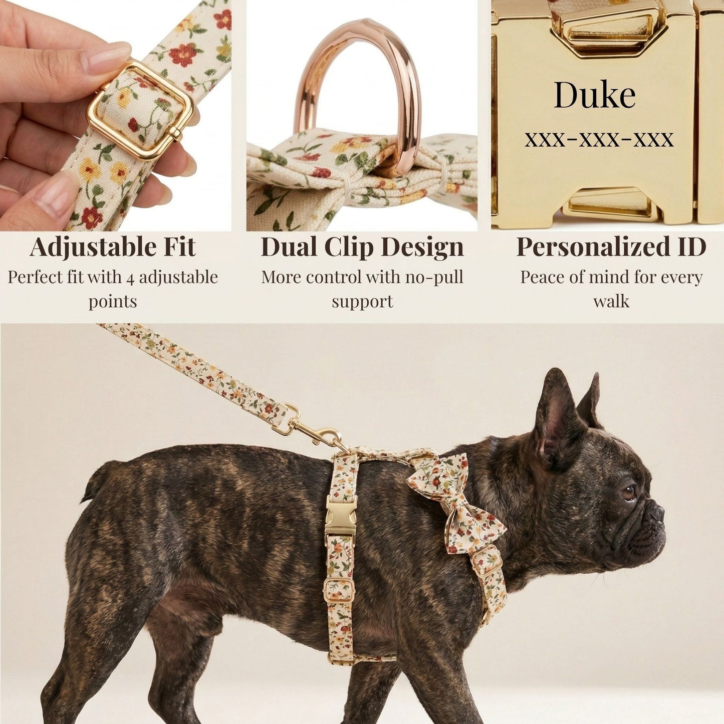 The Sunday Stroll Floral Dog Collection