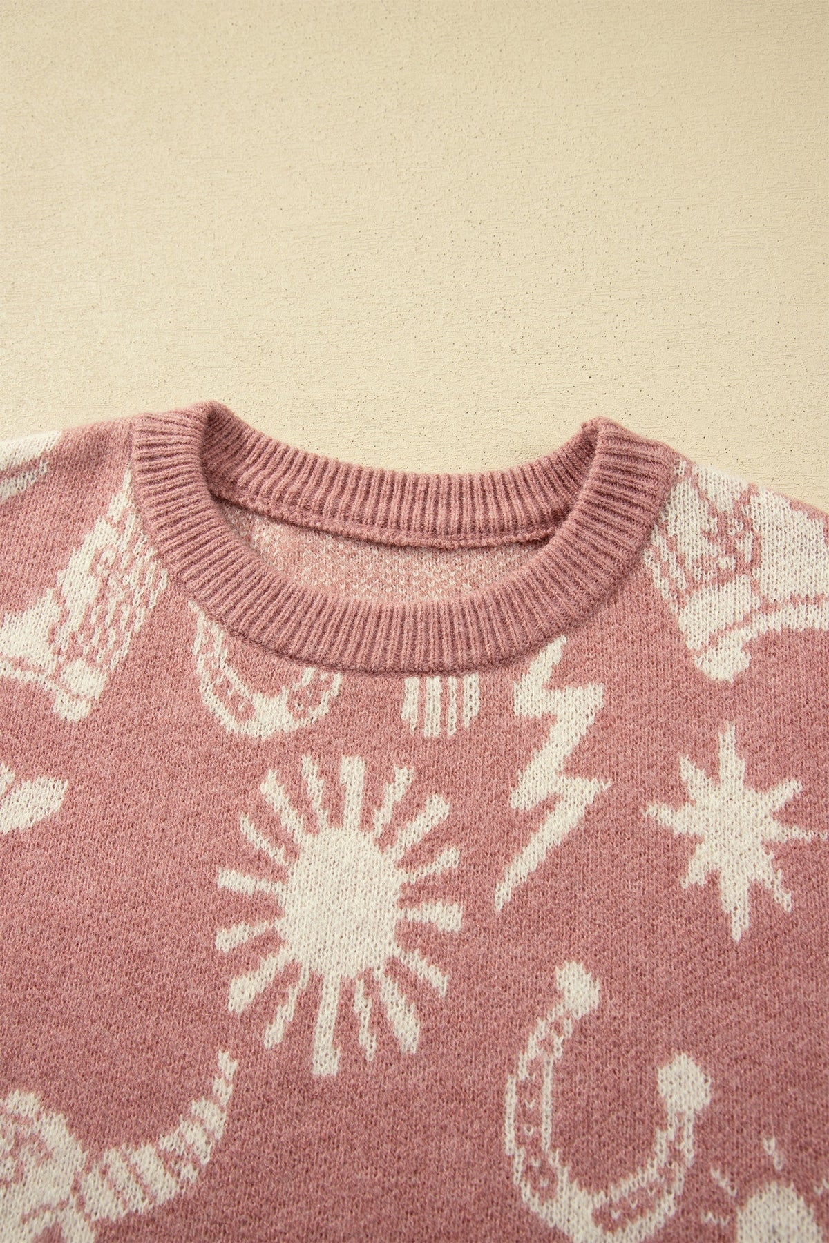 Desert Rose Western Sweater