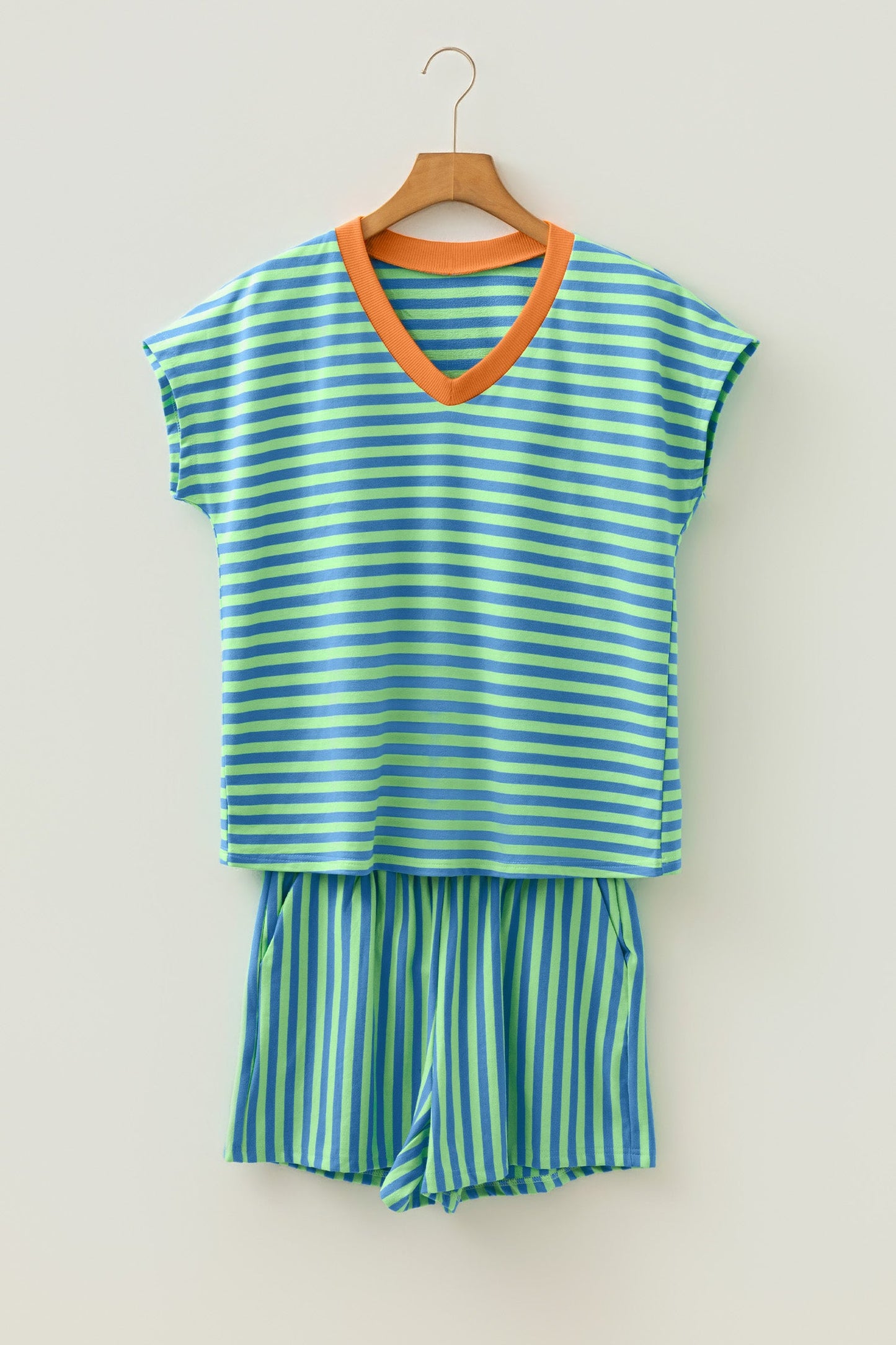Sunny Days Striped Short Set