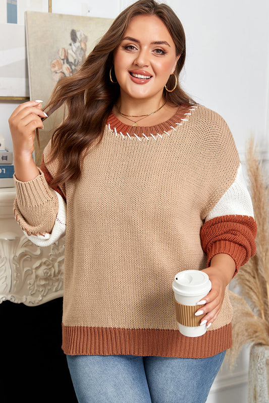 Canyon Cozy Colorblock Sweater
