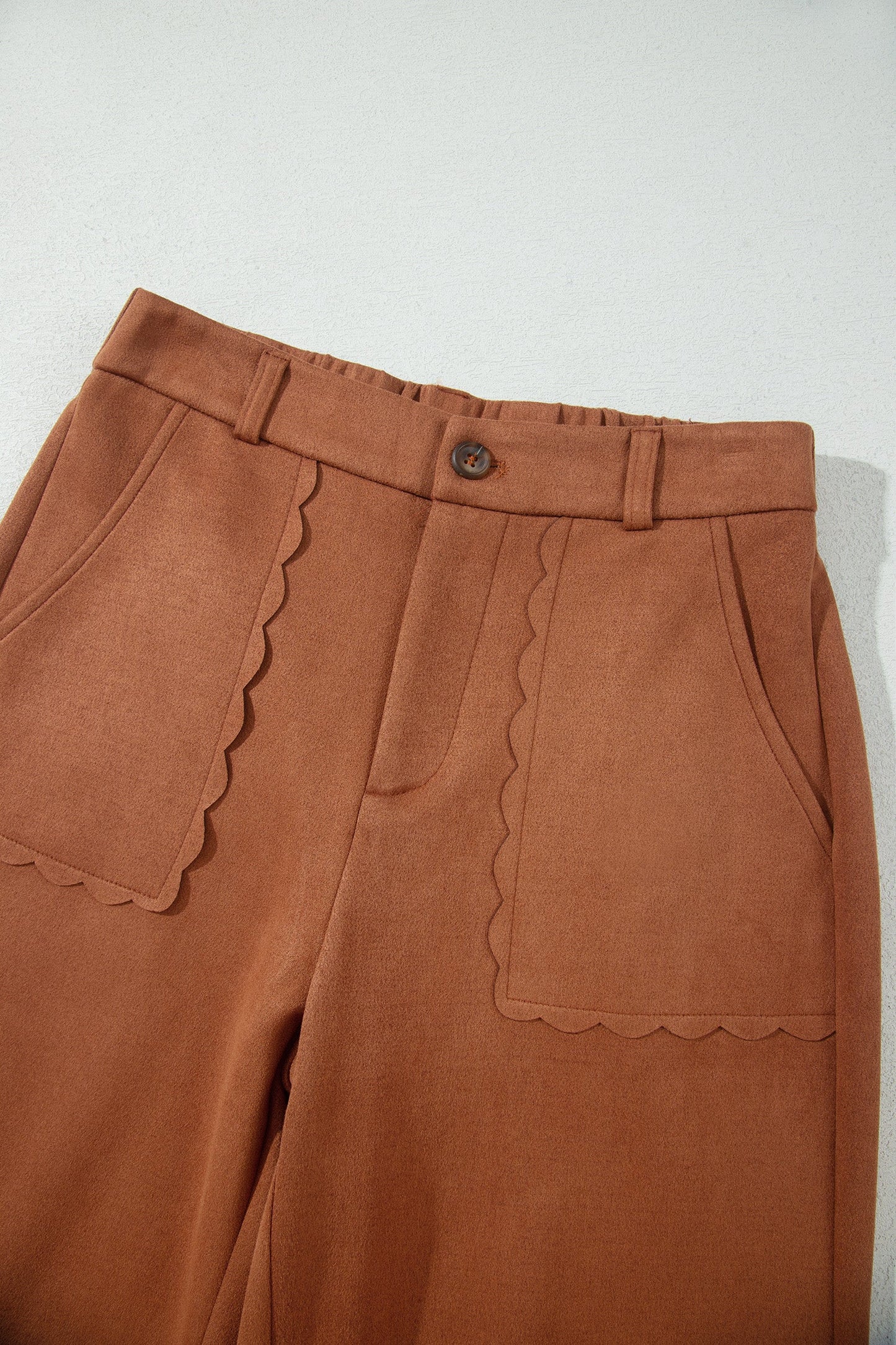 Saddlewood Scallop Trim Pants