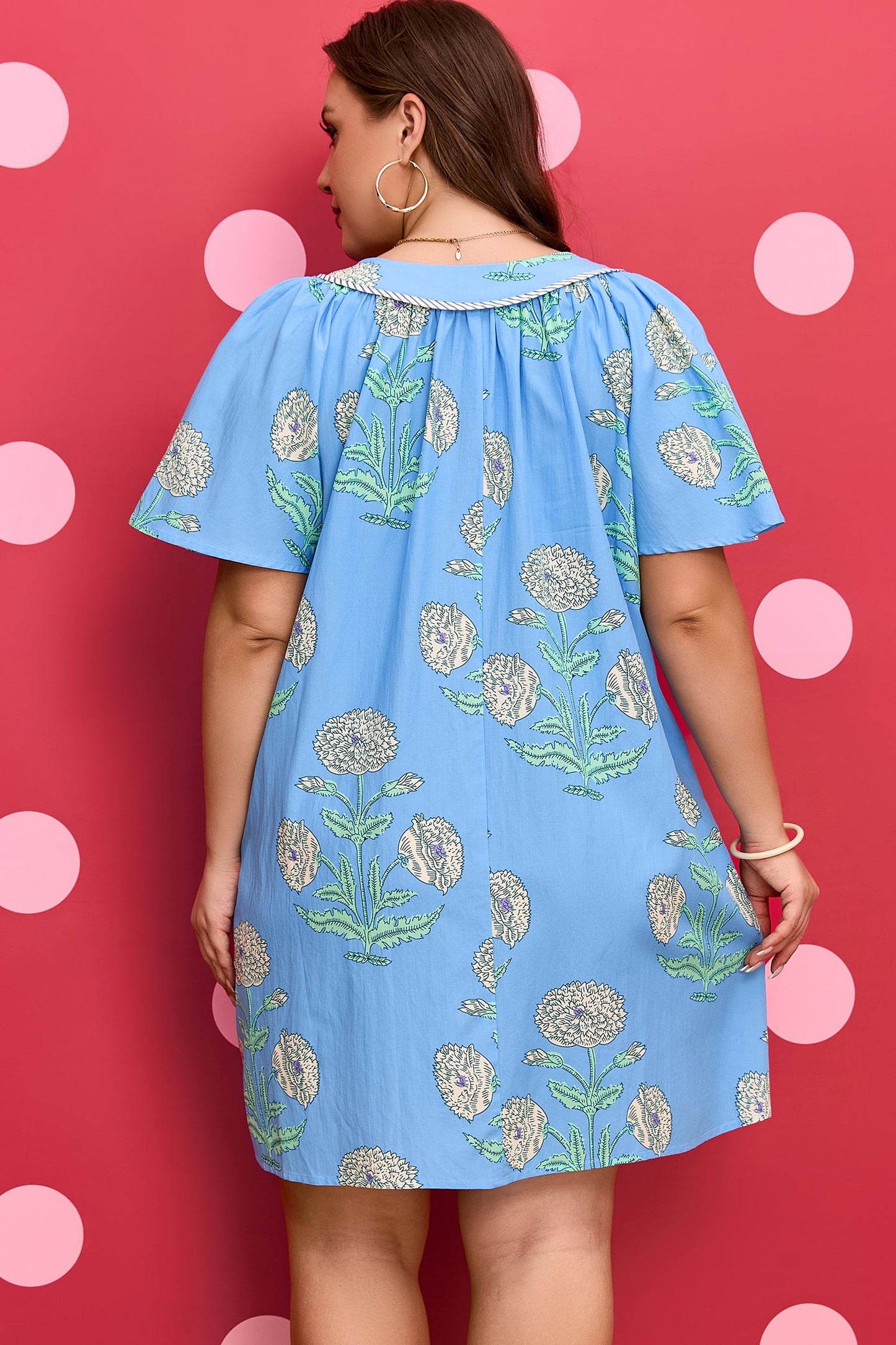 Bluebell Stripe Floral Dress