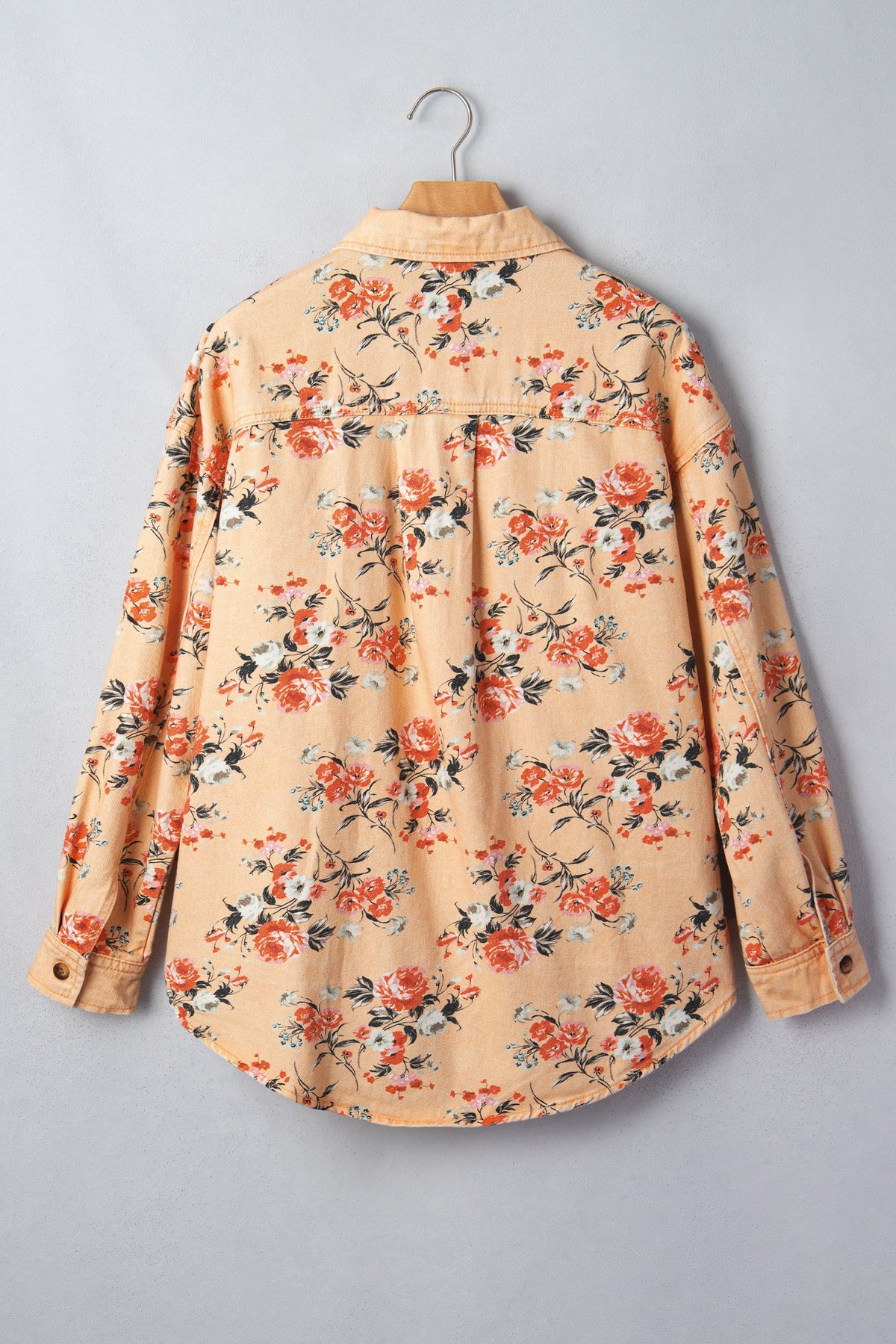 Wildflower Trails Floral Denim Jacket