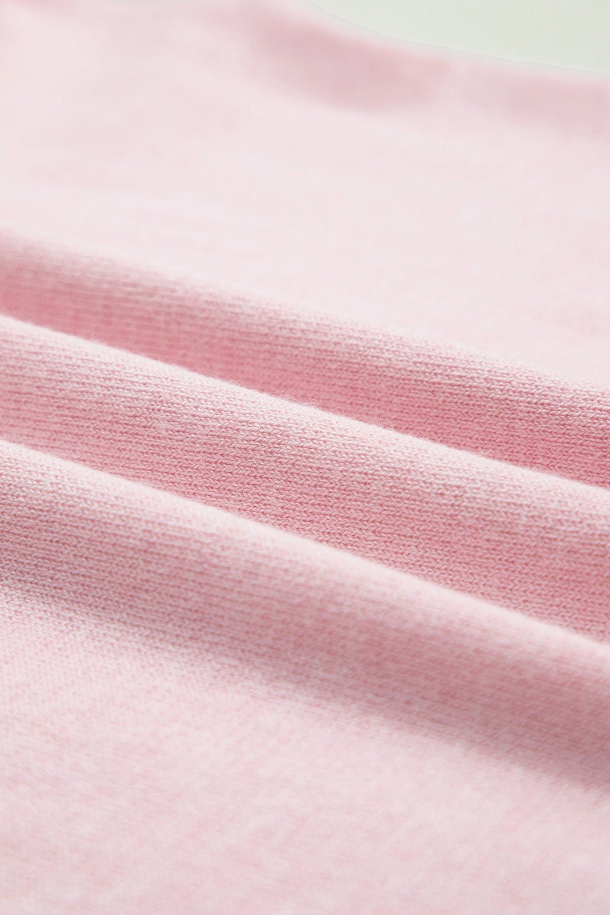 Blush & Lace V-Neck Knit Top