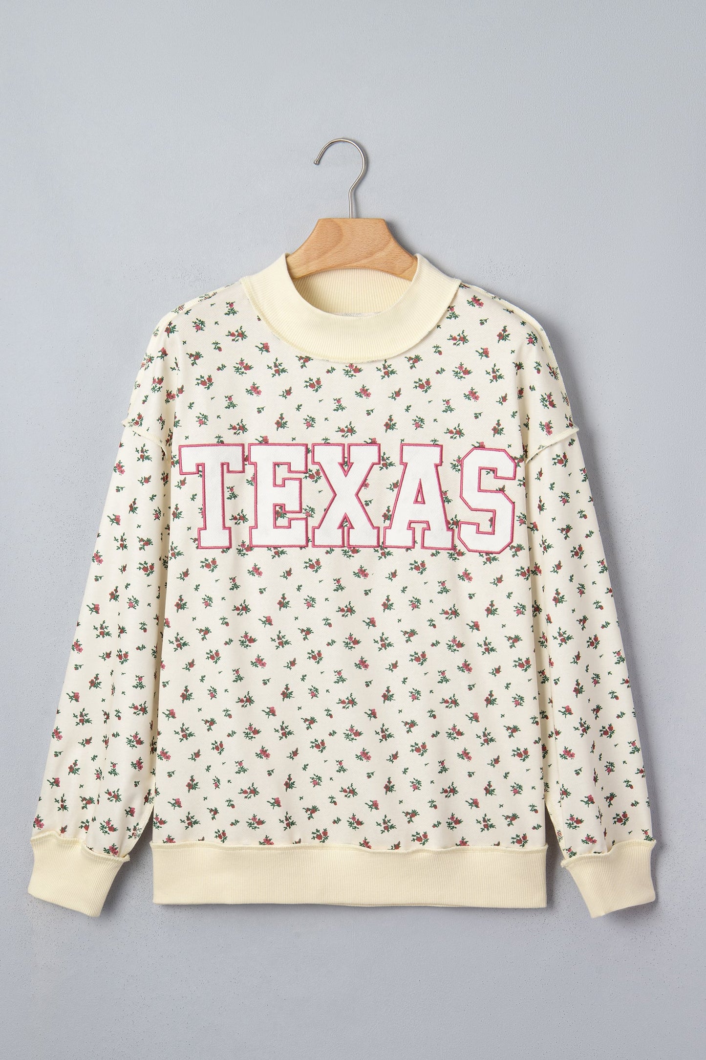 Texas Wildflower Embroidered Sweatshirt