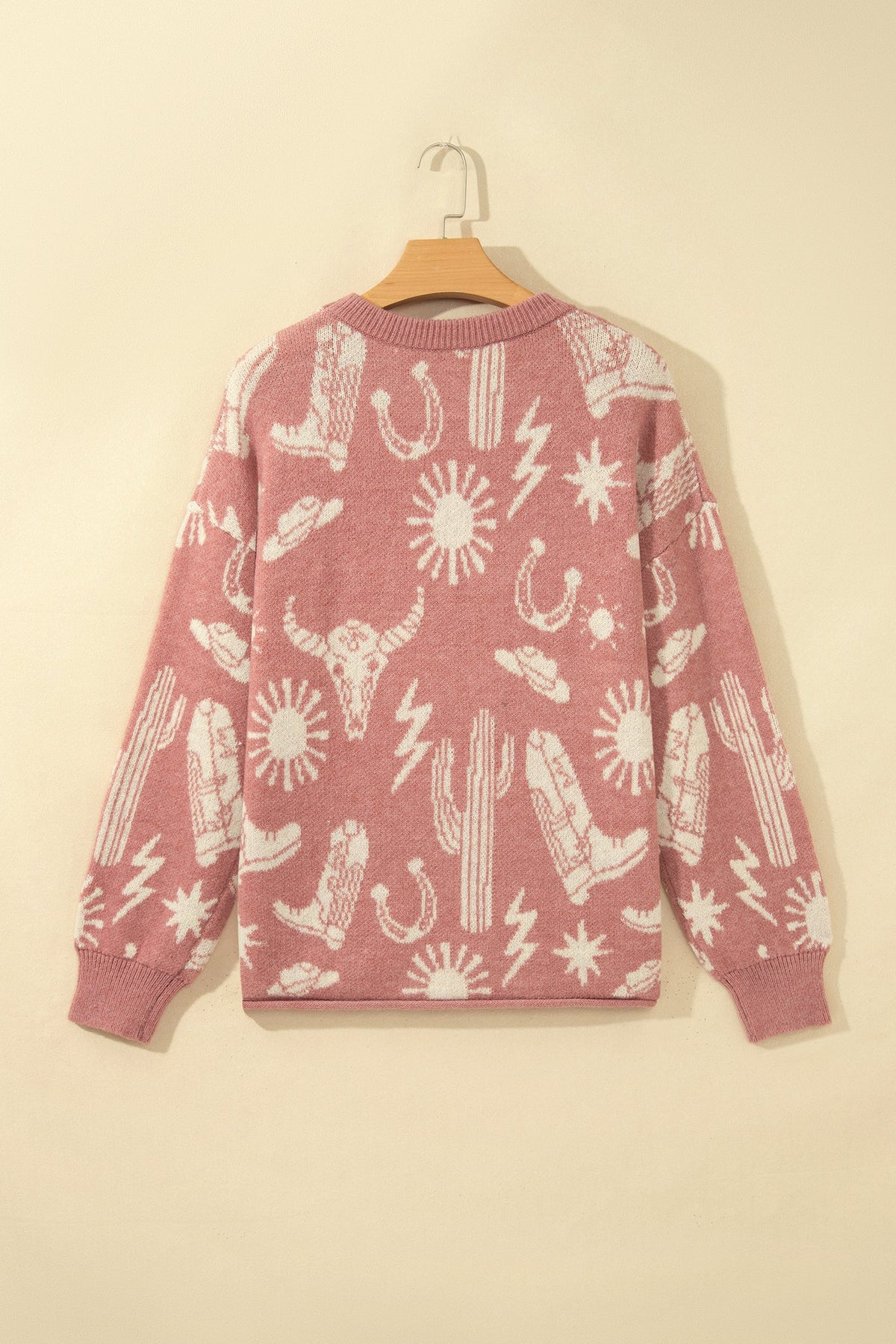 Desert Rose Western Sweater