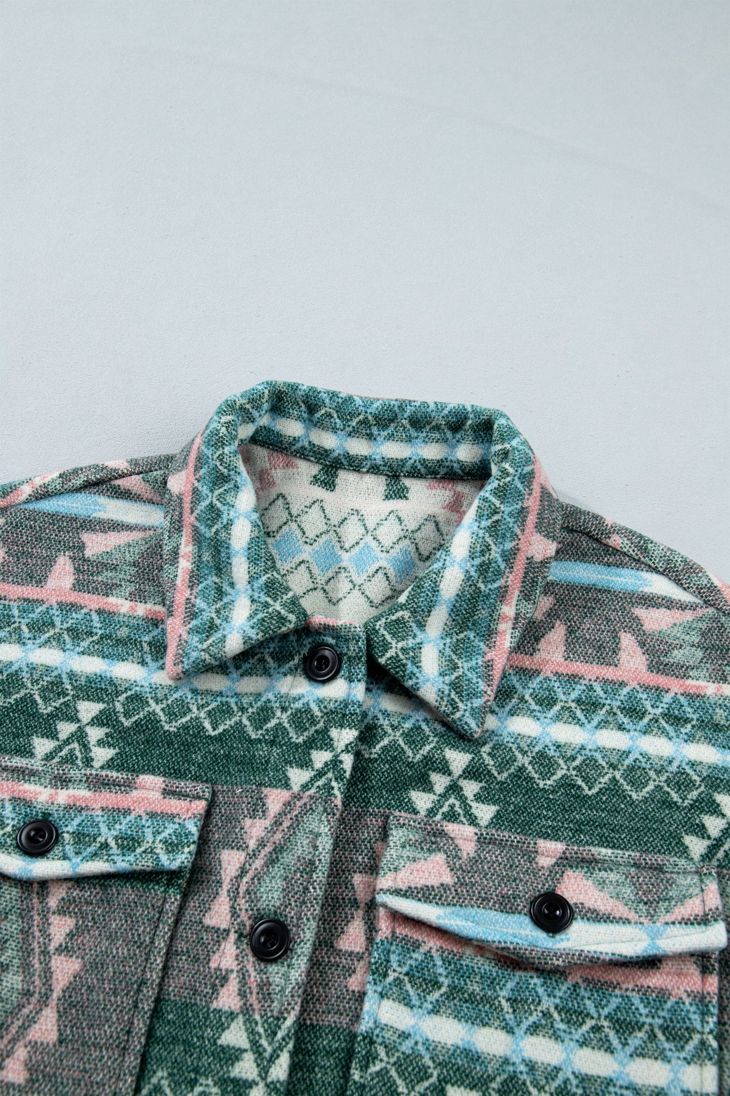 Mesa Sky Western Print Shacket