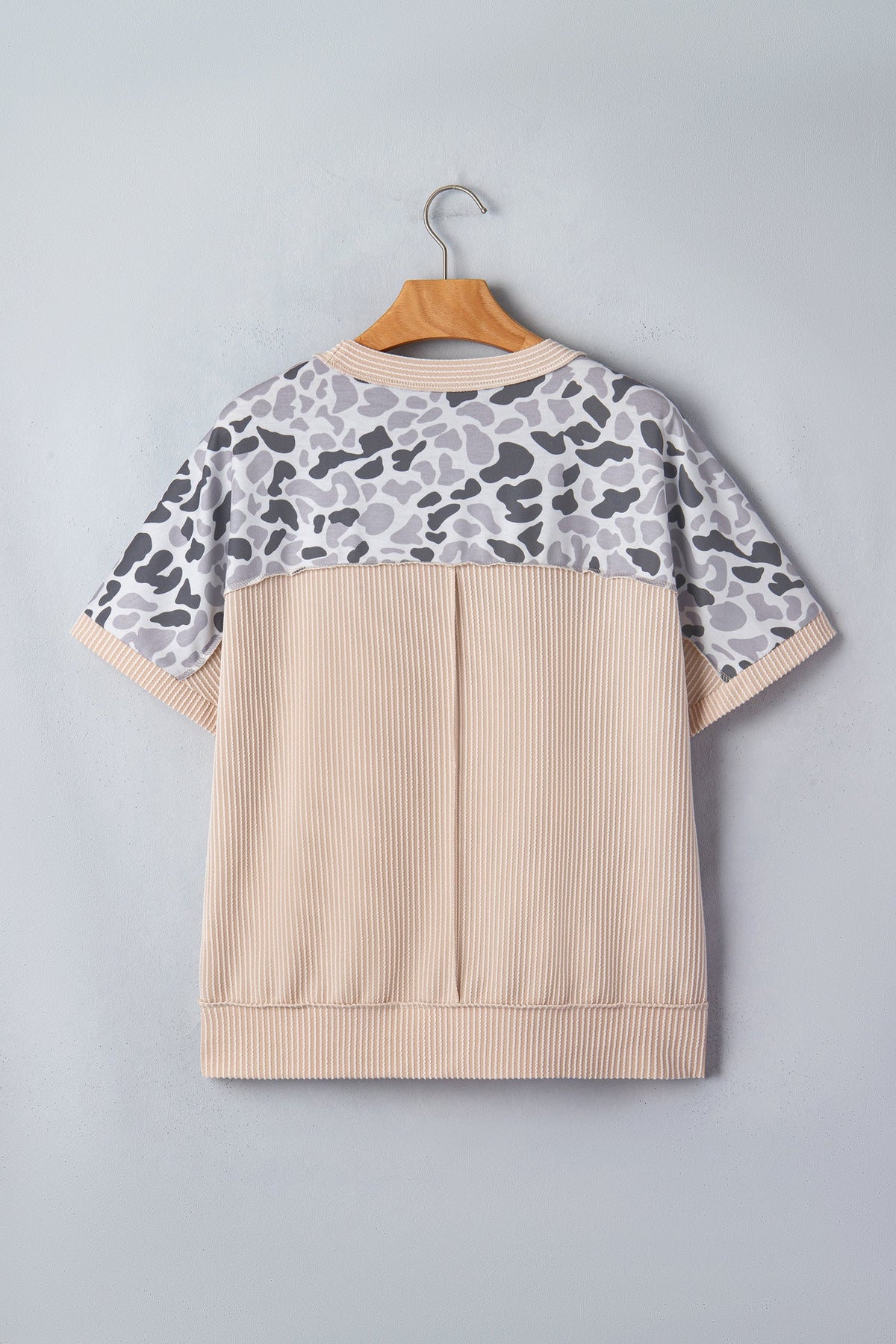 Dust & Dove Camo Knit Tee