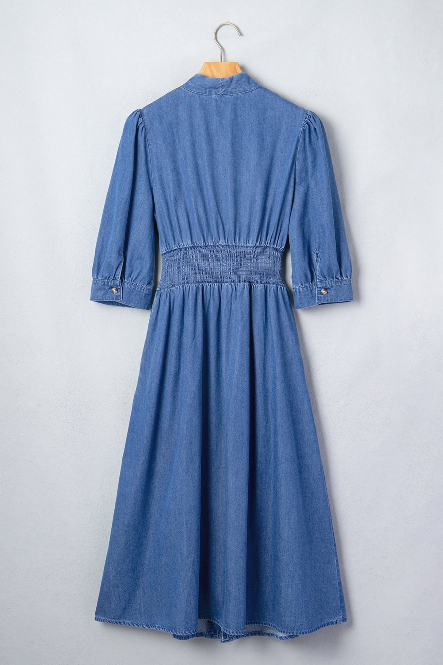 Blue Belle Denim Midi Dress