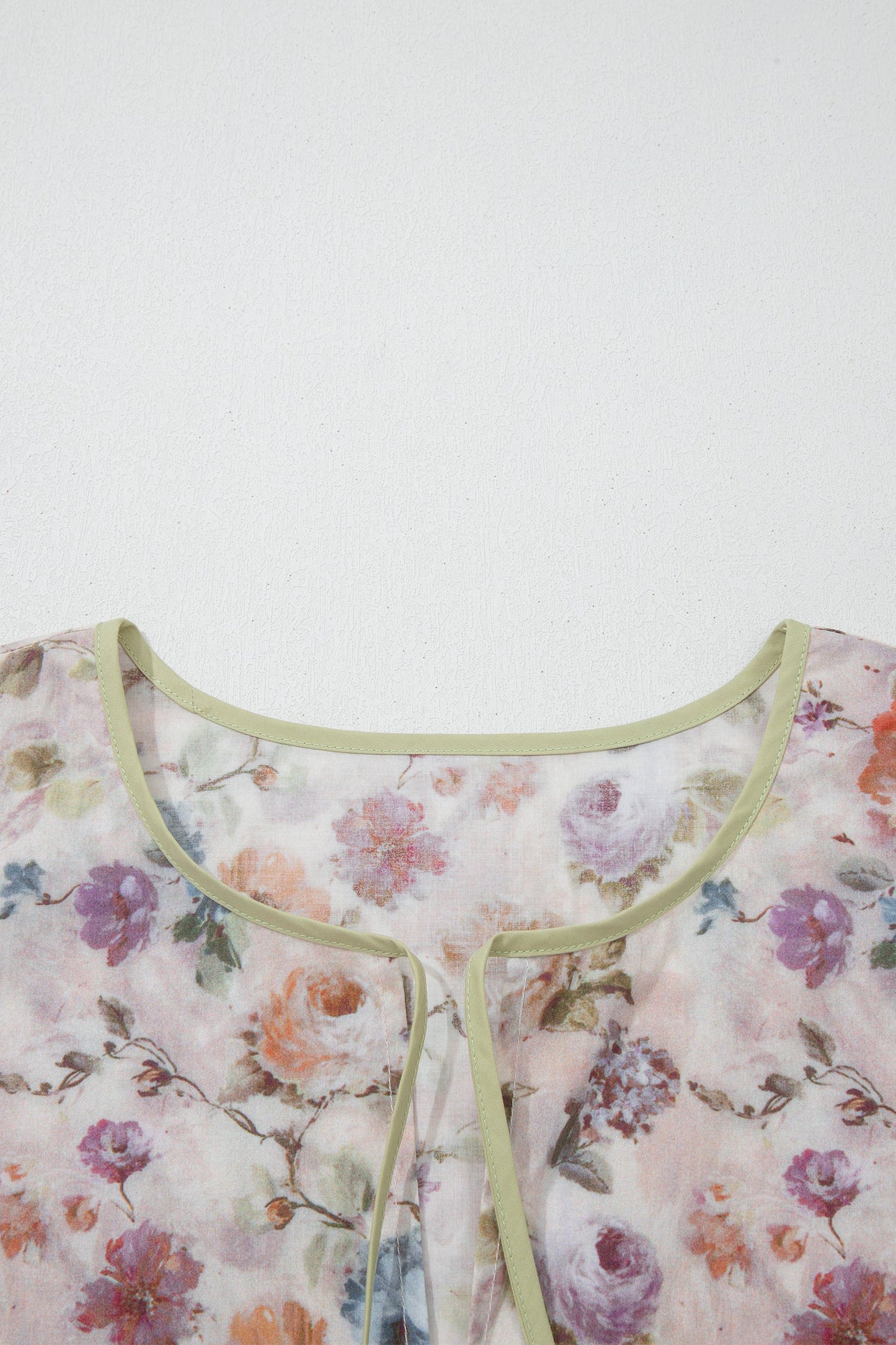 Prairie Bloom Cotton Babydoll Blouse