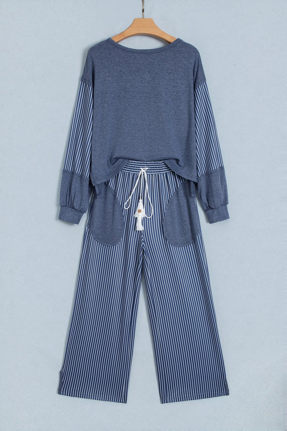 The Blue Horizon Stripe Patchwork Set