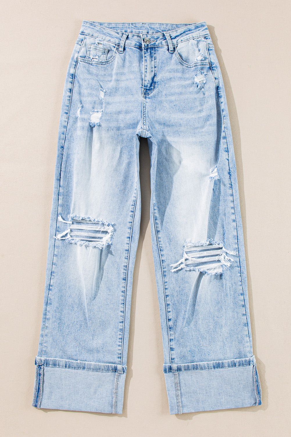 Backroad Light Wash Distressed Jeans