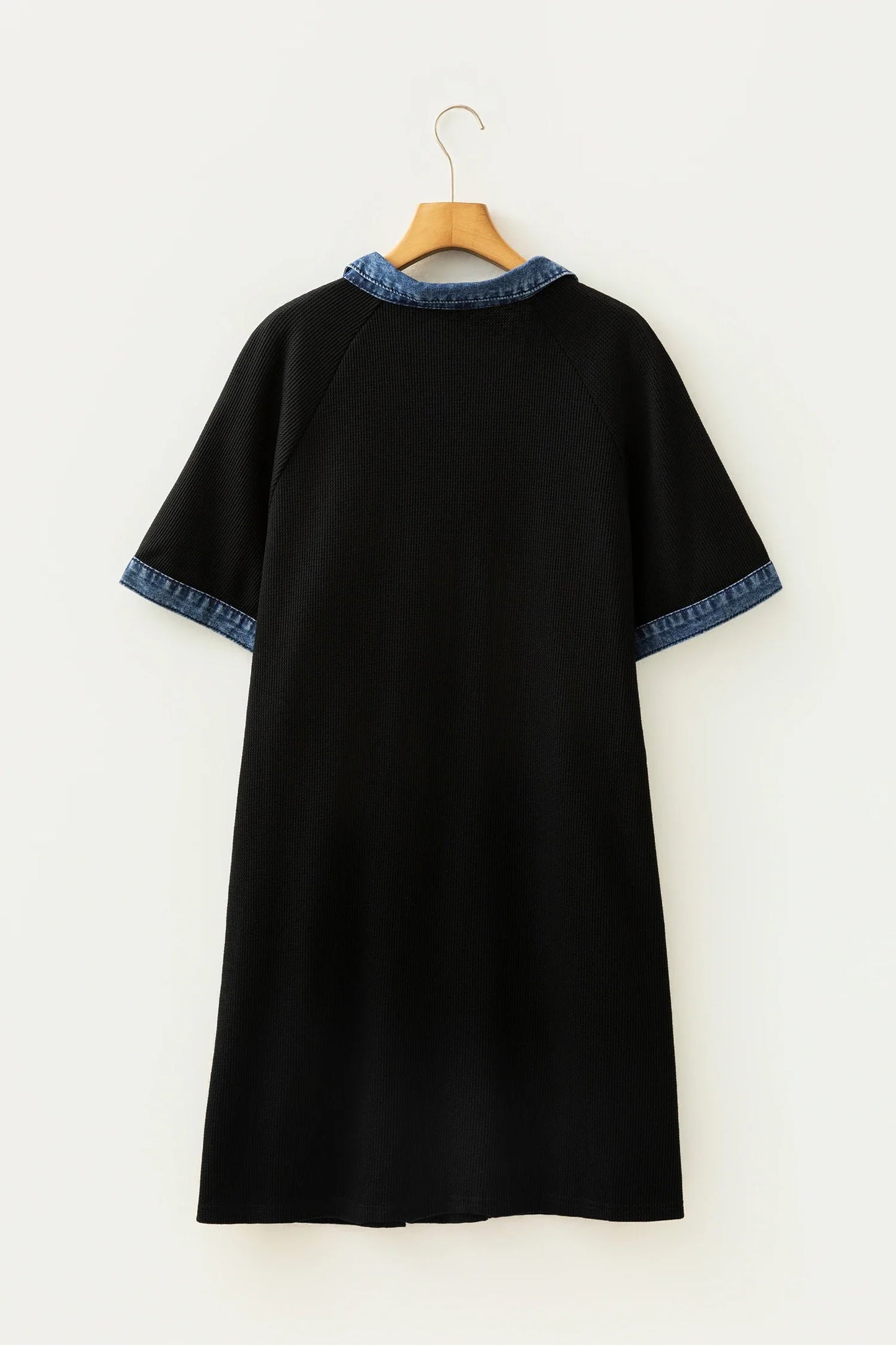 Midnight Denim Collar Dress