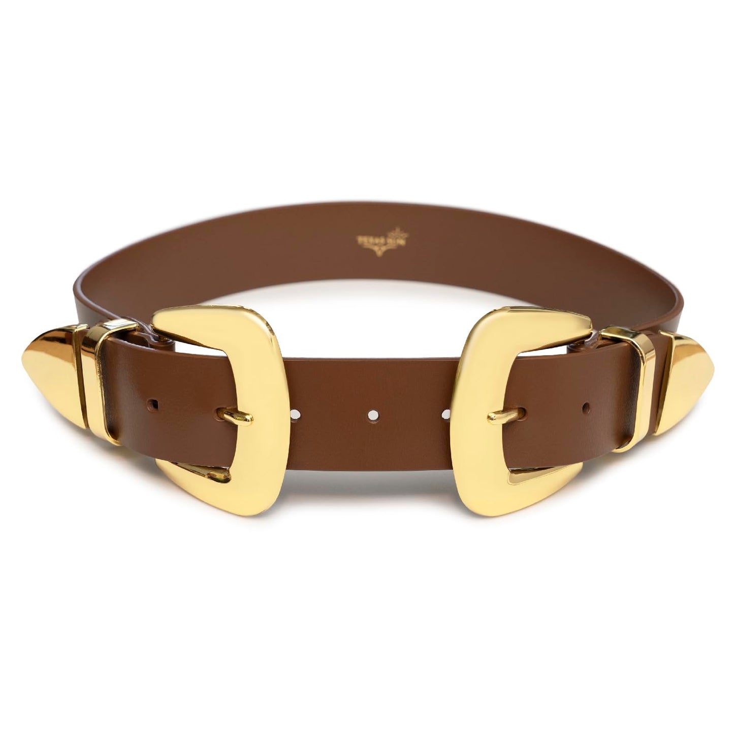 The Double Take Western Leather Belt