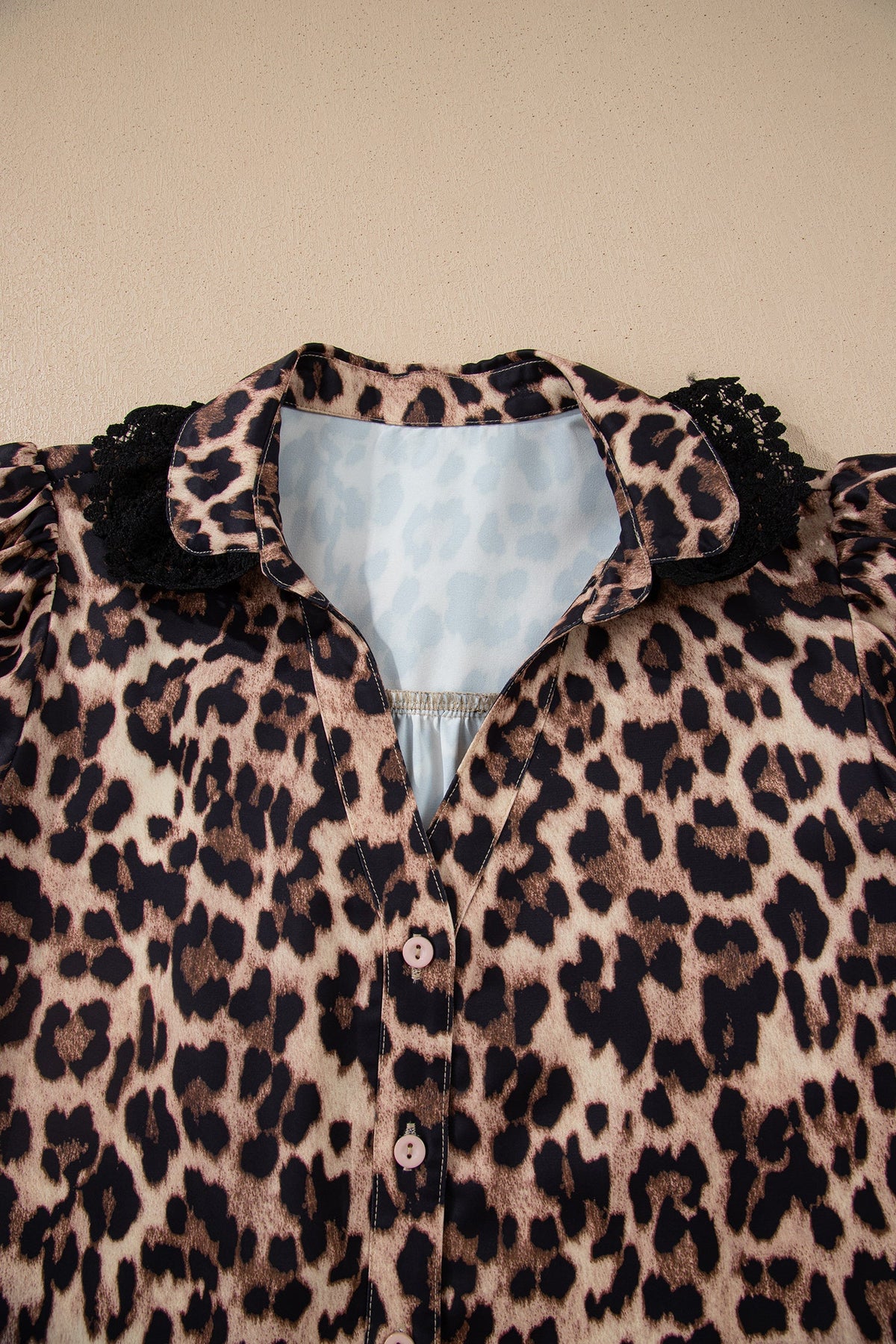 Wild Heart Leopard Lace Blouse