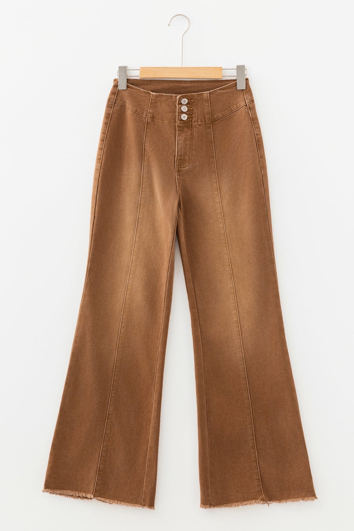 The Saddle Up Raw Hem Flare Jeans