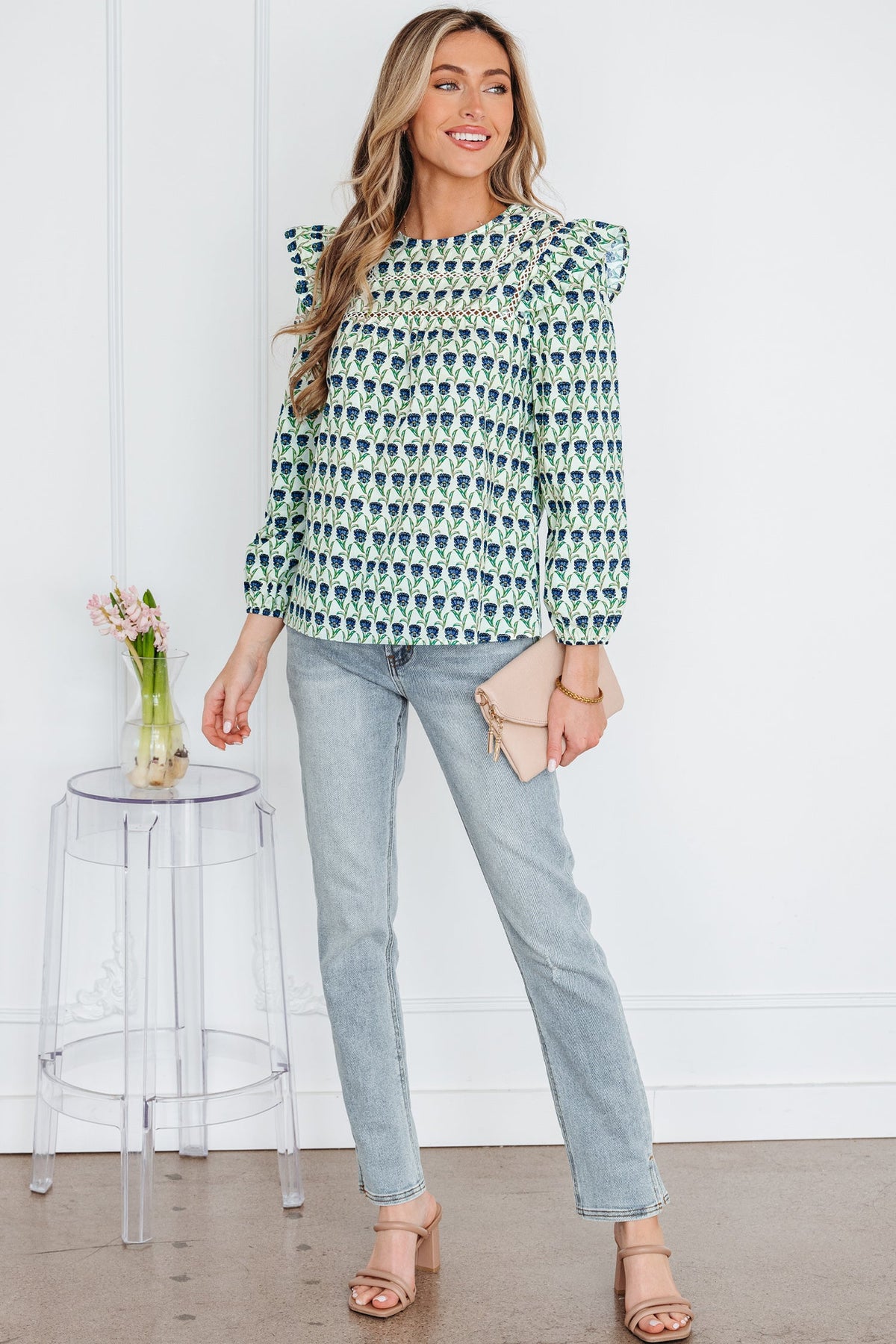 Bluegrass Ruffle Blouse