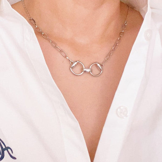 Equestrian Horse Bit Necklace