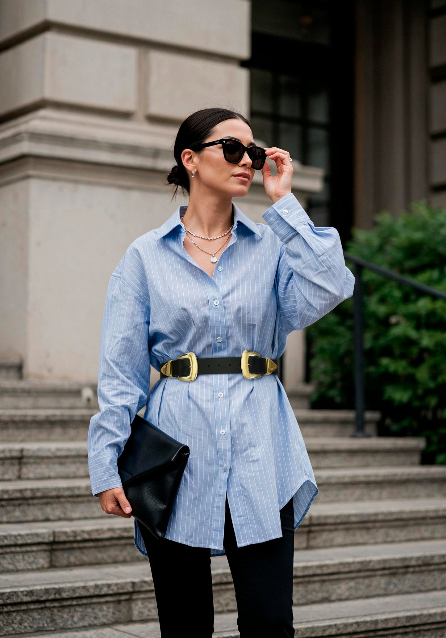 The Double Take Western Leather Belt