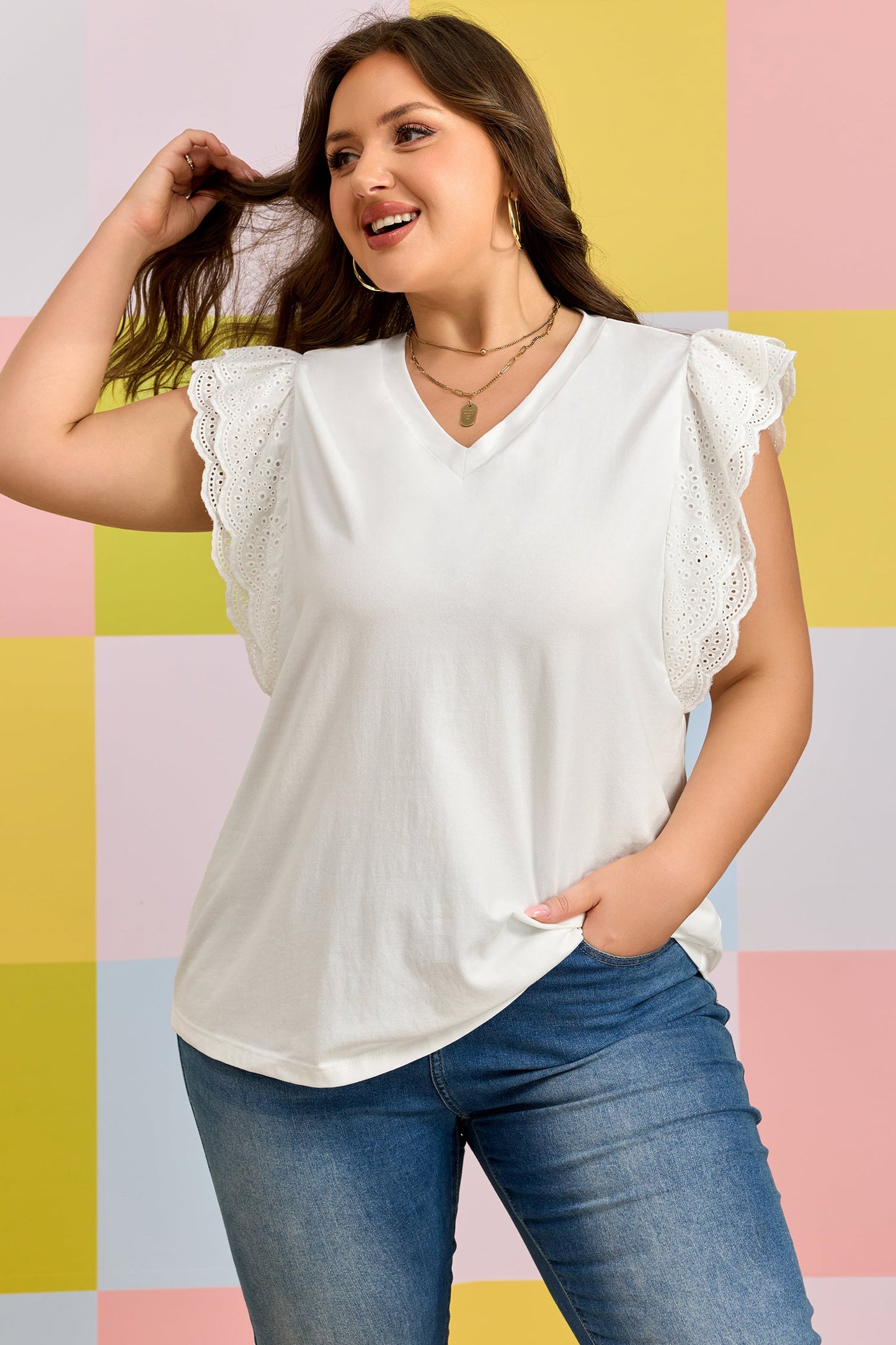 Sweet Magnolia Lace Tee