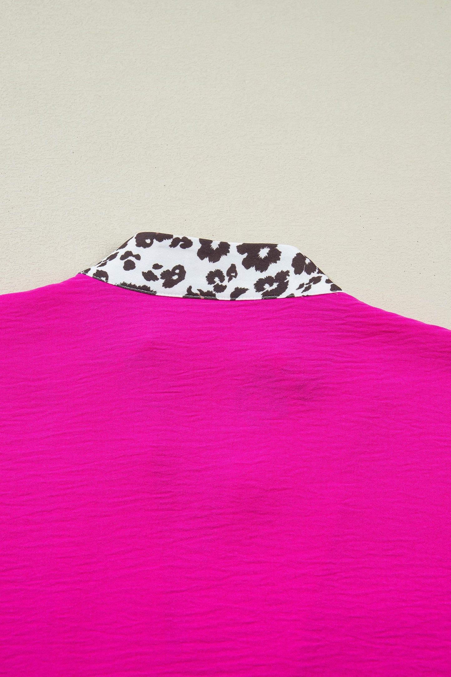 Wild Heart Leopard Trim Blouse