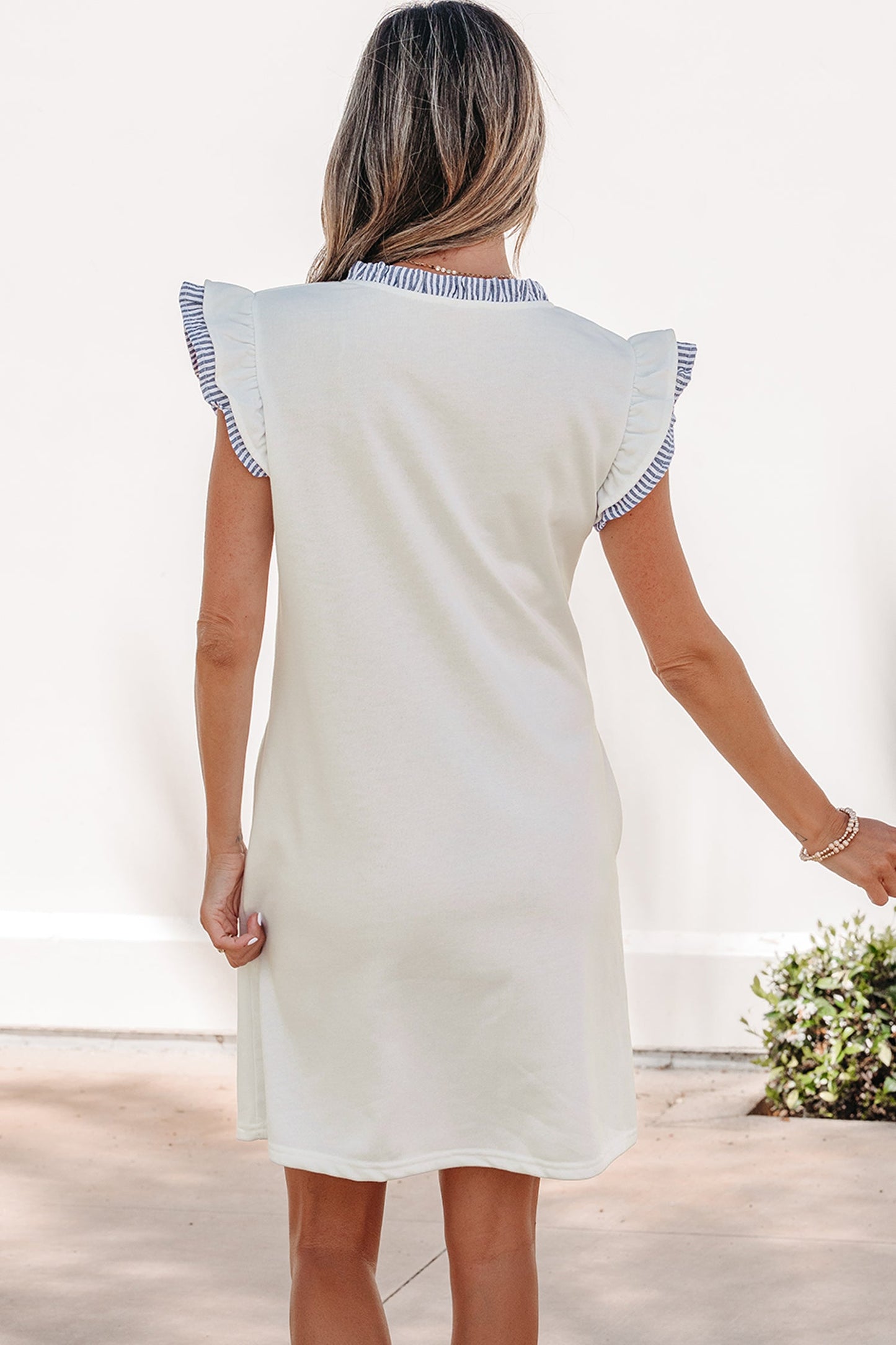 The Seaside Stroll Ruffle Dress