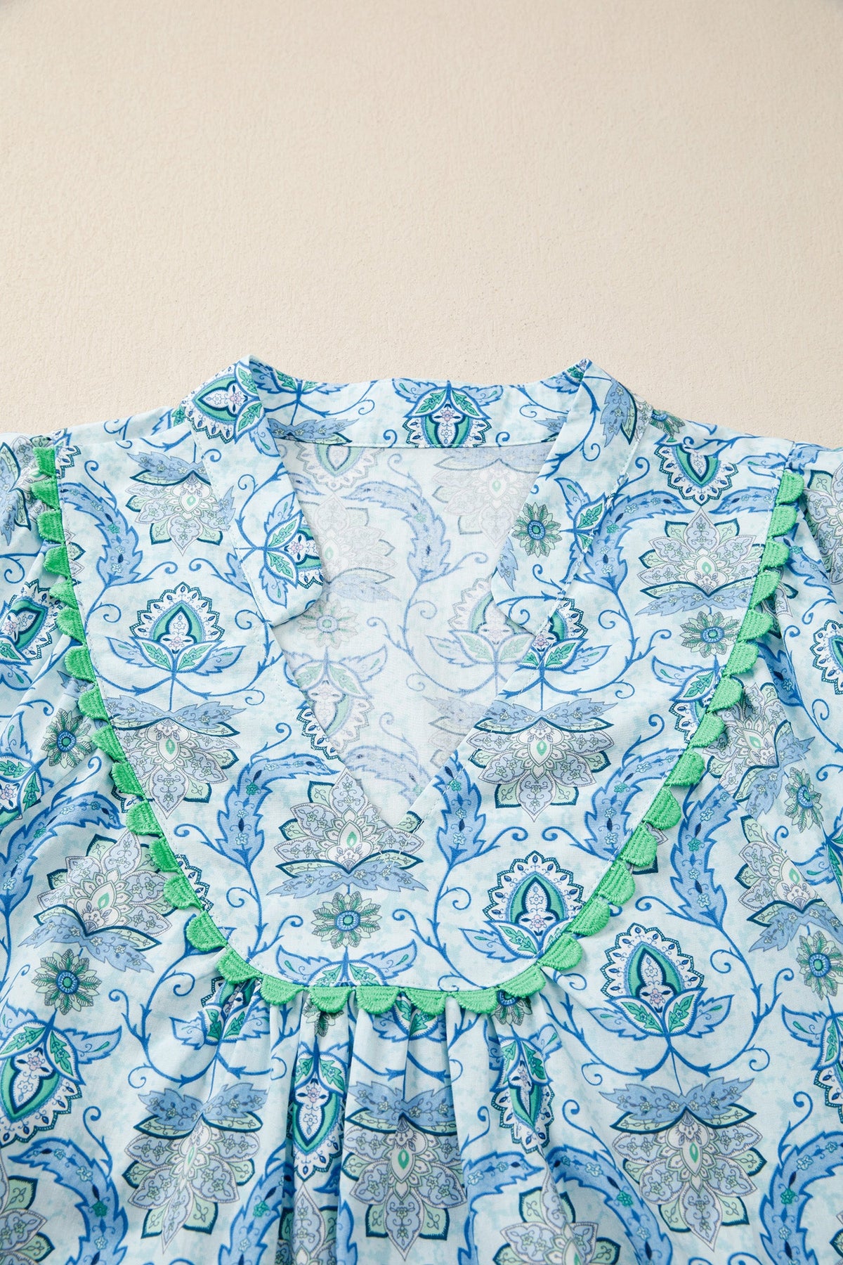 Blue Belle Paisley Mini Dress