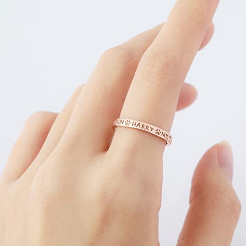 Pet Name Ring | Custom Pet Mom