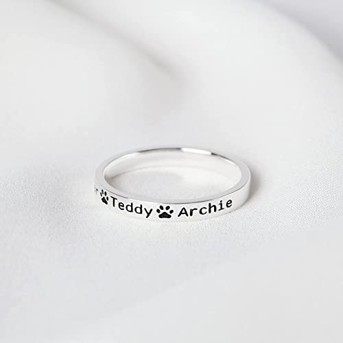 Pet Name Ring | Custom Pet Mom