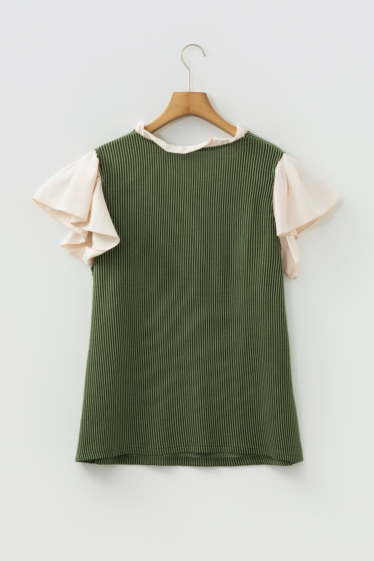 Ranch Day Contrast Ribbed Top