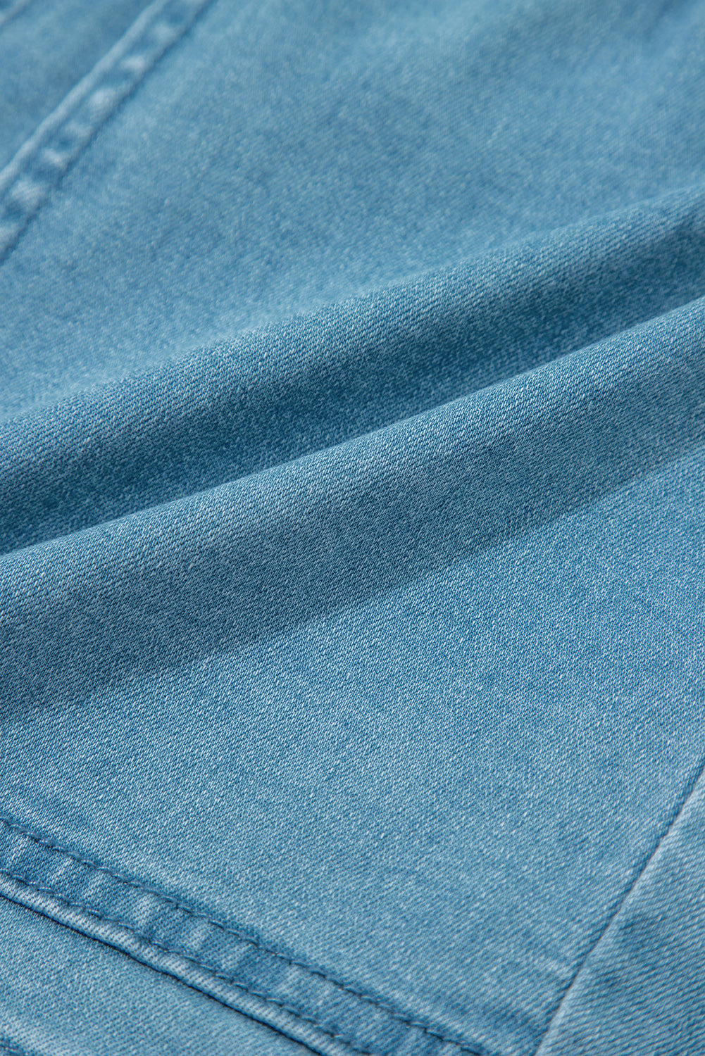 The Easy Does It Drawstring Denim Shorts