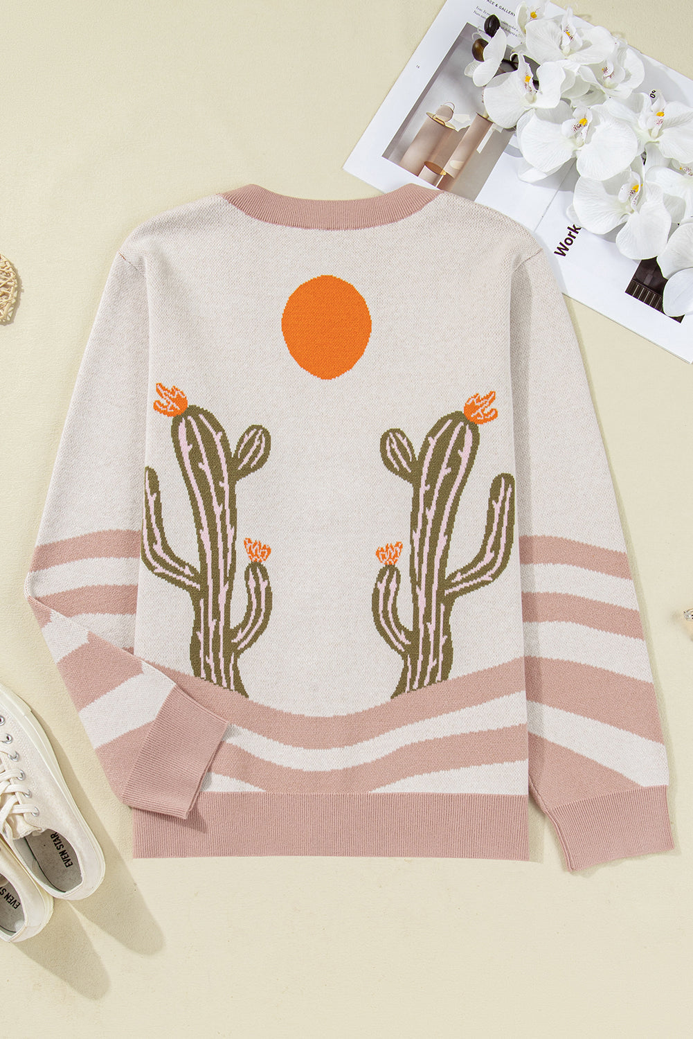 Desert Bloom Cactus Cardigan