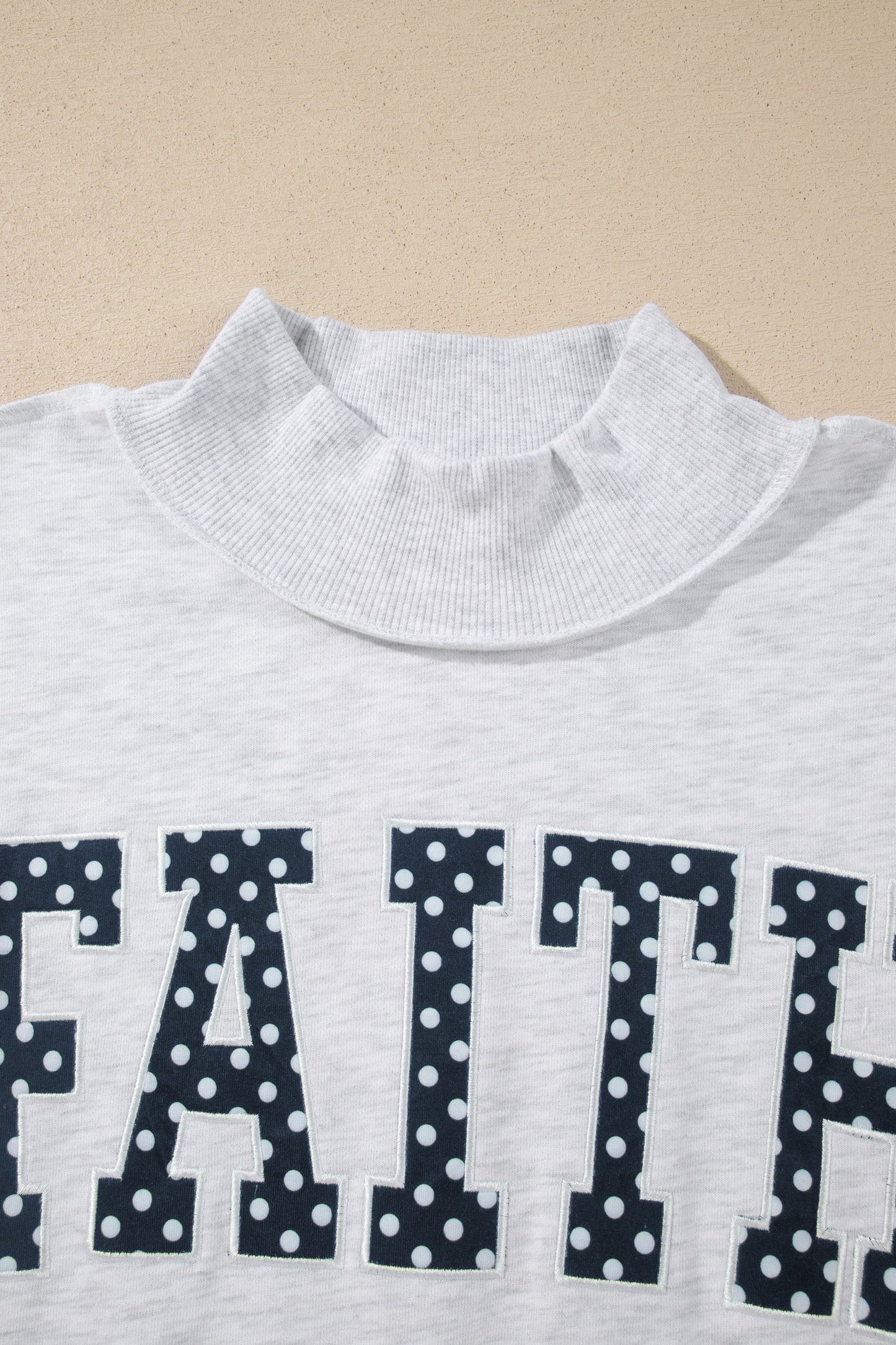 The Walk By Faith Polka Dot Sweatshirt