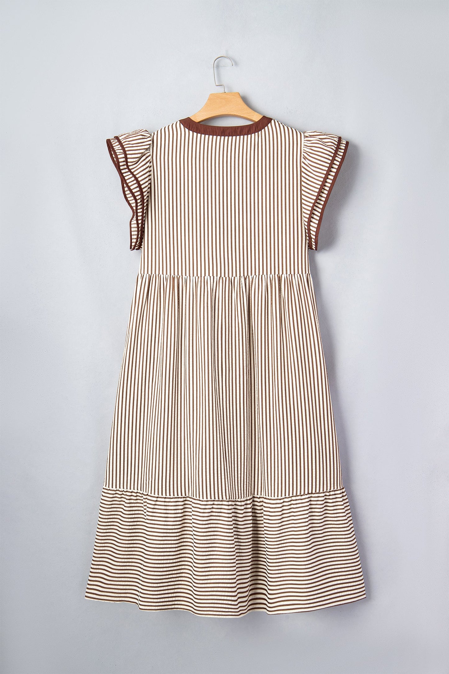 Prairie Grace Striped Maxi Dress