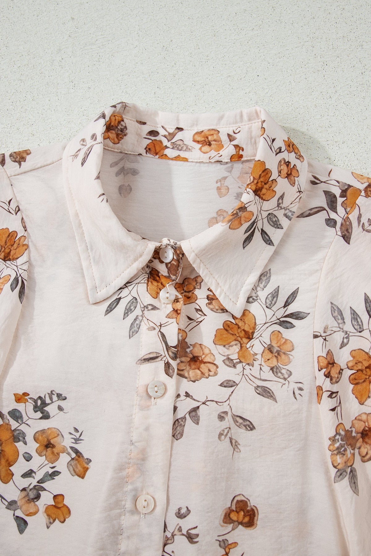 Prairie Rose Silky Floral Blouse