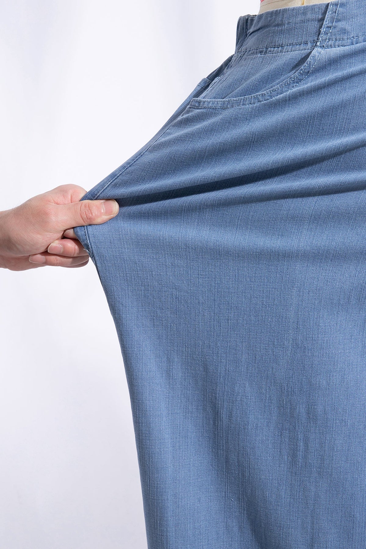 The Sweetwater Ruffle Hem Wide Leg Jeans
