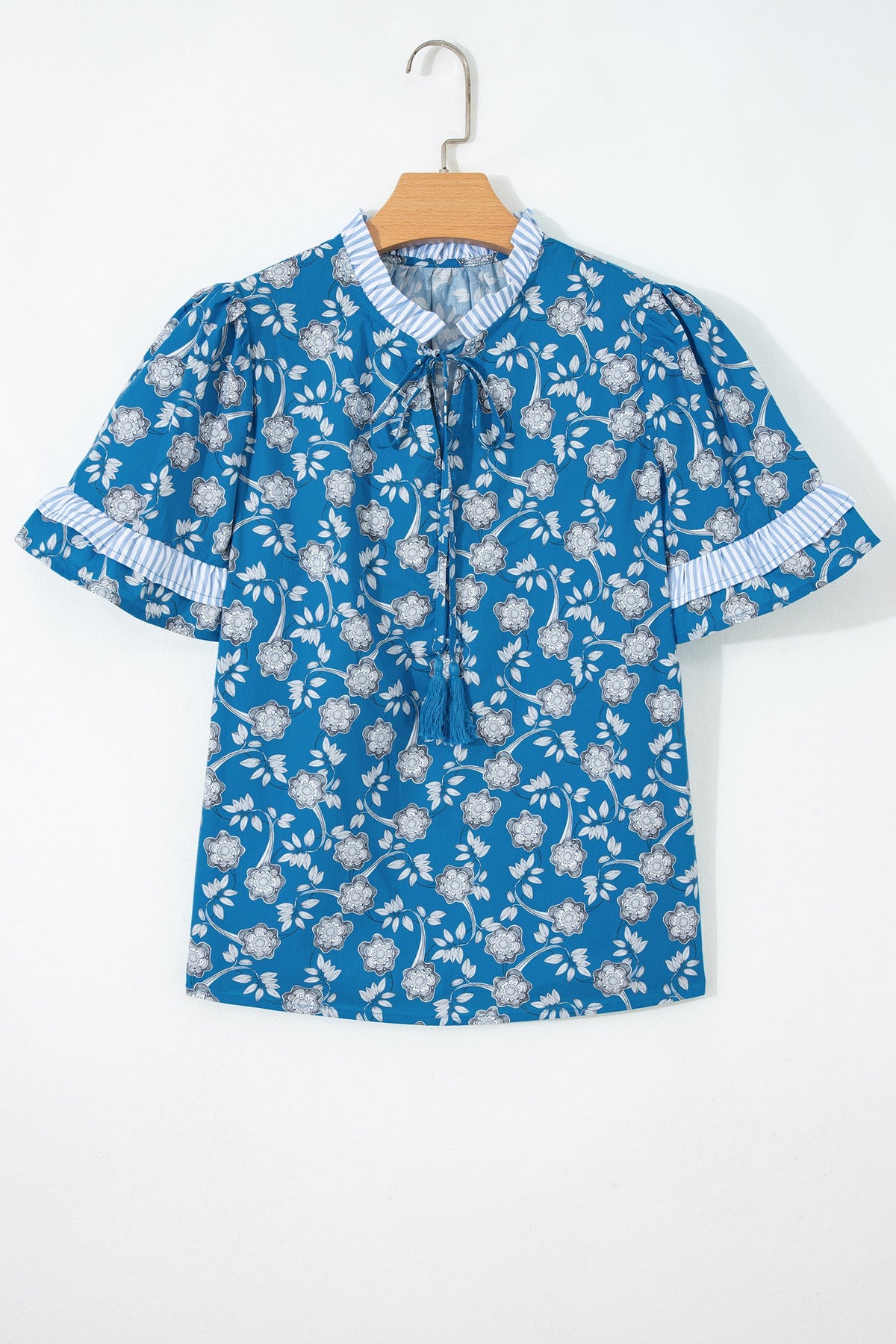 Bluebell Ranch Tie-Neck Blouse
