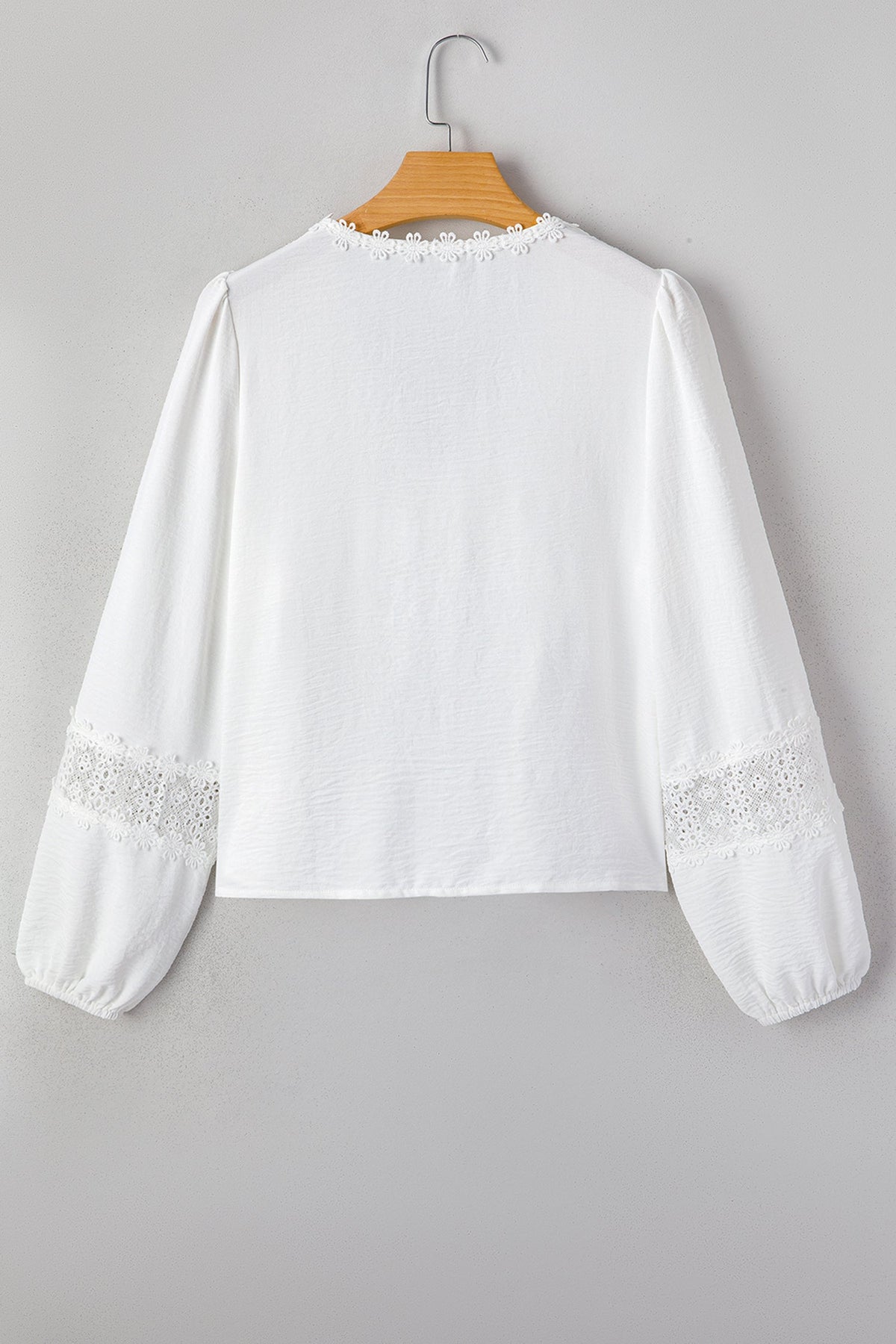 Southern Belle Lace V-Neck Blouse